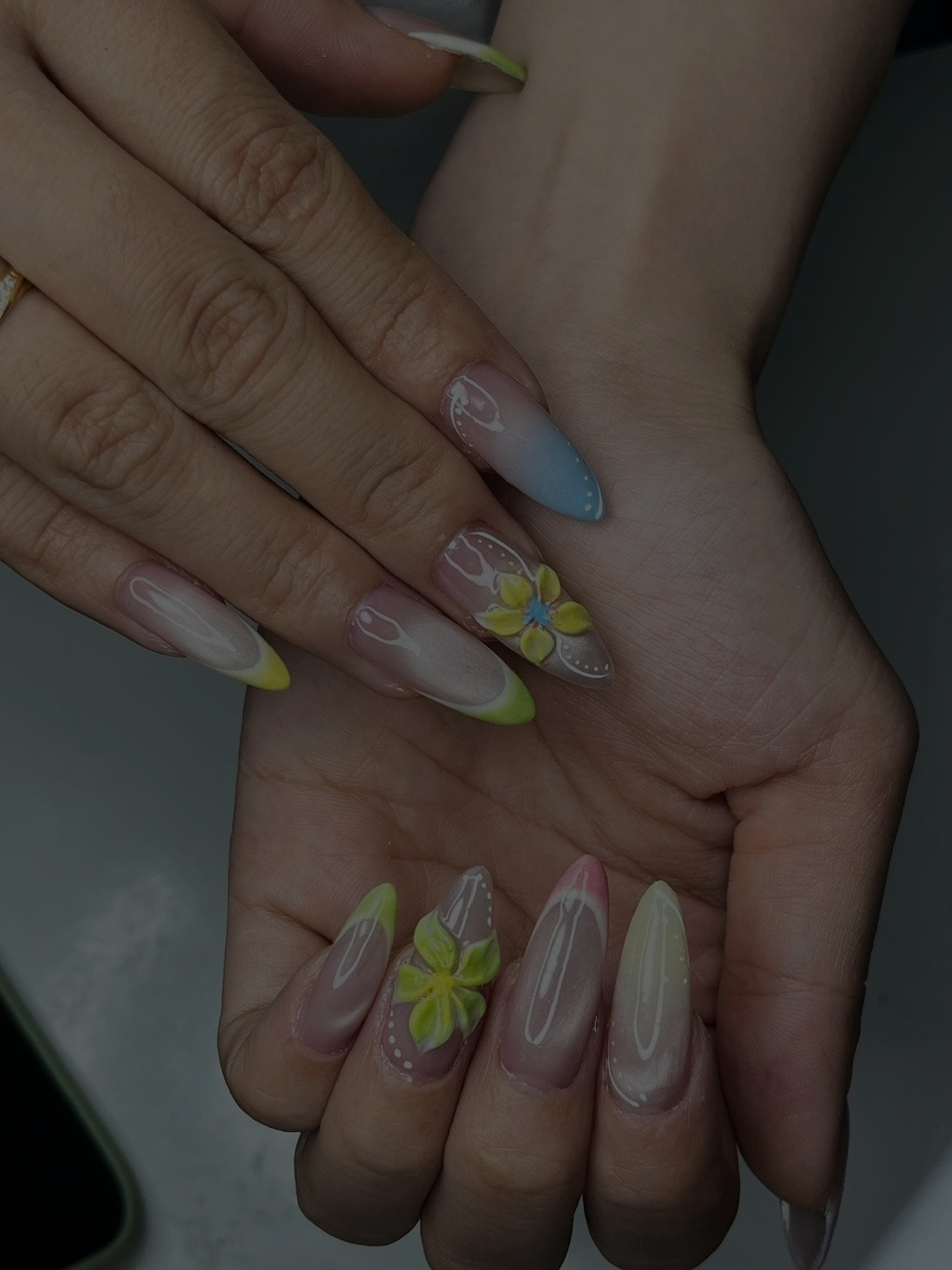 Rhinestone nail design